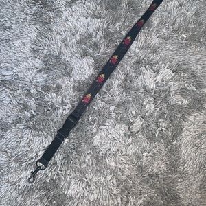 Vans rose and fire lanyard